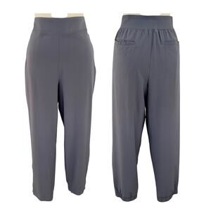 Athleta Brooklyn Heights Pull-On Jogger Pants High Rise Ankle Gray 16